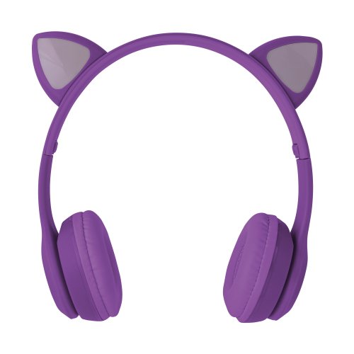 Vergionic 7301 Bezdrátová Bluetooth sluchátka Cat s tlapkou, 35 mW, 200 mAh růžová