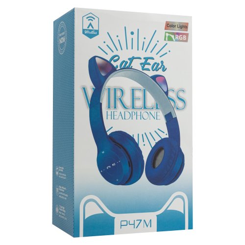 Vergionic 7301 Bezdrátová Bluetooth sluchátka Cat s tlapkou, 35 mW, 200 mAh růžová