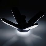 Vergionic 4124 Štvorramenná skladacia LED žiarovka 80 W, E27, 6500K, studená biela