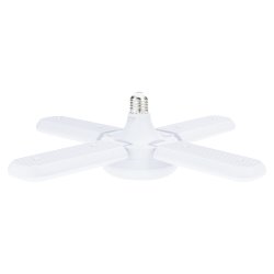 Vergionic 4124 Štvorramenná skladacia LED žiarovka 80 W, E27, 6500K, studená biela