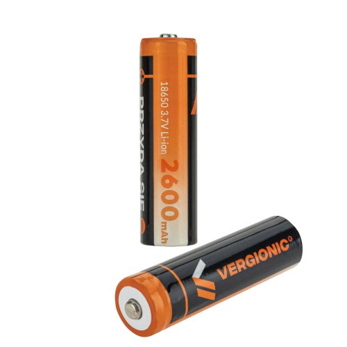 Vergionic 7111 Baterie 18650 Li-ion, 3.7V, 2600 mAh, 2 ks