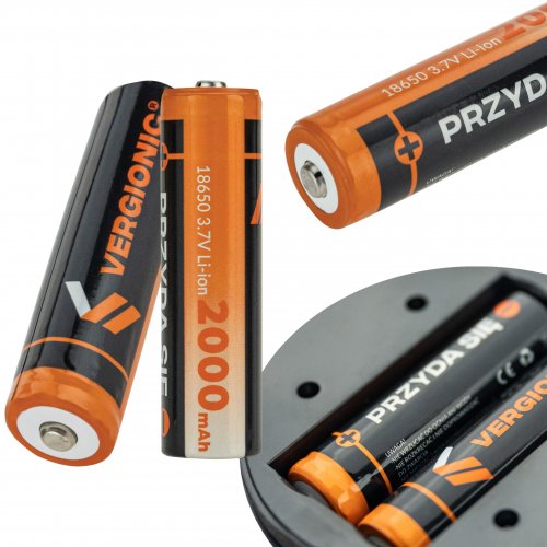 Vergionic 7110 Baterie 18650 Li-ion, 3.7V, 2000 mAh, 2 ks
