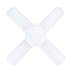 Vergionic 4029 Štvorramenná skladacia LED žiarovka 80 W, E27, 4000K, neutrálna biela