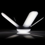 Vergionic 4029 Štvorramenná skladacia LED žiarovka 80 W, E27, 4000K, neutrálna biela