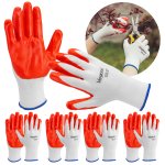 Vergionic 2397 Pogumované pracovné rukavice veľ. 8, 5 párov