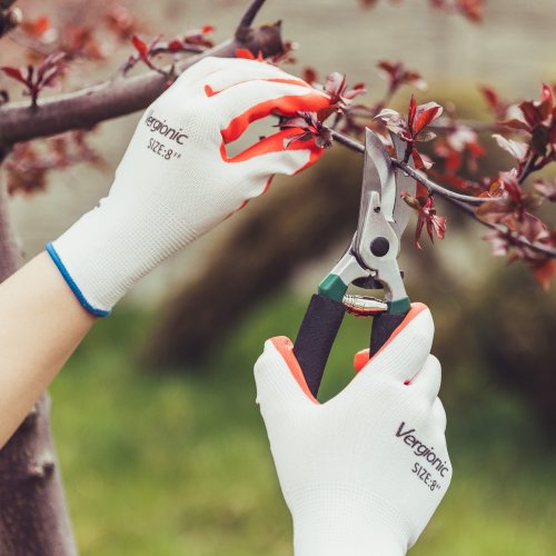Vergionic 2397 Pogumované pracovné rukavice veľ. 8, 5 párov