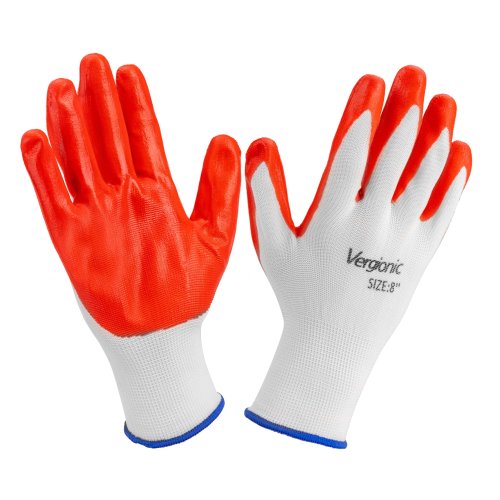 Vergionic 2397 Pogumované pracovné rukavice veľ. 8, 5 párov