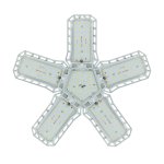 Vergionic 4109 Päťramenná skladateľná LED žiarovka 80 W, E27, 6500 K, studená biela
