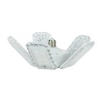 Vergionic 4109 Päťramenná skladateľná LED žiarovka 80 W, E27, 6500 K, studená biela