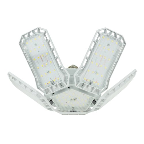 Vergionic 4109 Päťramenná skladateľná LED žiarovka 80 W, E27, 6500 K, studená biela