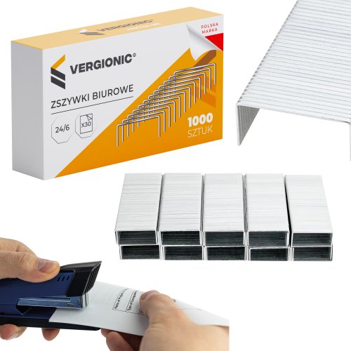 Vergionic 7347 Drôtiky do zošívačky 24/6 - 1000 ks