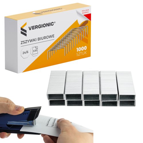 Vergionic 7347 Drôtiky do zošívačky 24/6 - 1000 ks
