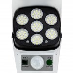 Vergionic 4058 Atrapa kamery LED COB solární, senzor pohybu, soumraku, IP65, dálkové ovládání