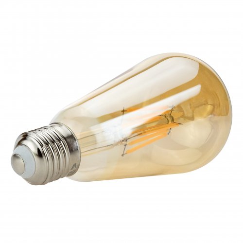 Vergionic 7549 Dekoratívna LED žiarovka 6W, E27, 2700K, teplá jantárová