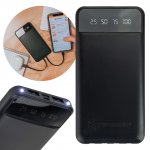 Vergionic 7185 Powerbanka 10 000 mAh 2.1A, 4x USB kábel + LED svietidlo