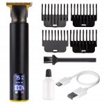 Vergionic 7625 Bezdrátový zastřihovač vlasů, LCD, 1200mAh černá