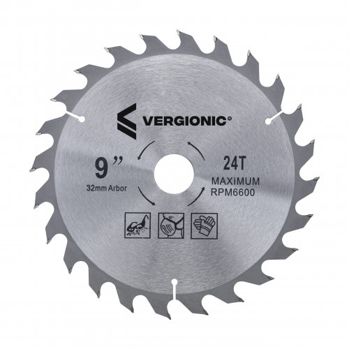 Vergionic 2012 Pilový kotouč na dřevo s redukcí 230 x 22,2 mm, vidiový, 24 zubů