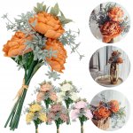 Vergionic 7062 Umělé květy Pivoňka, 35 cm