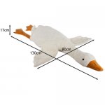 GGV Plyšová hus 130 cm biela