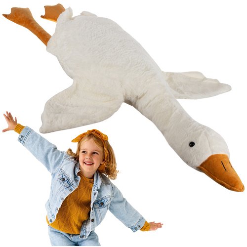 GGV Plyšová hus 130 cm biela