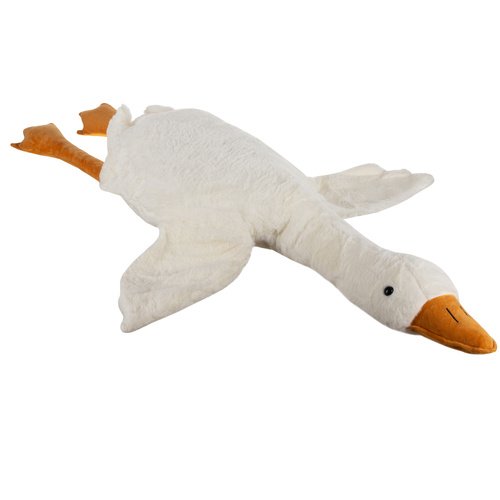 GGV Plyšová husa 130 cm bílá