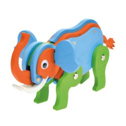 Vergionic 7094 Dřevěná 3D stavebnice slon