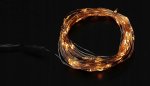 ISO 7266 Světelný řetěz na baterie 100 LED teplá bílá 10m 