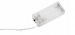 ISO 7107 Svetelný reťaz na batérie hviezdičky 10 LED teplá biela 165cm