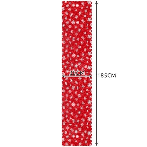 Ruhhy 22786 Vánoční běhoun na stůl 180 x 35 cm červená