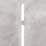 Ruhhy 22228 Deka pod vánoční stromeček, chlupatá, 150 cm, bílá