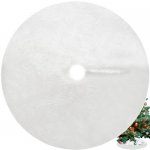 Ruhhy 22228 Deka pod vánoční stromeček, chlupatá, 150 cm, bílá