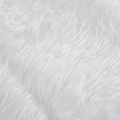 Ruhhy 22228 Deka pod vánoční stromeček, chlupatá, 150 cm, bílá