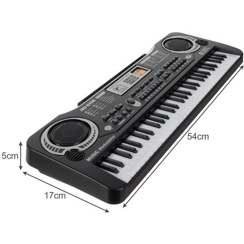Kruzzel 22415 Elektronické klávesy s mikrofónom - 61 kláves