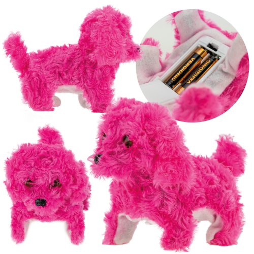 Vergionic 0477 Interaktivní pejsek chodící a štěkací světle růžová