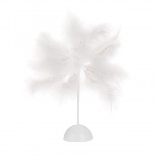 Vergionic 7122 Stolní LED lampička s peřím 40 cm růžová