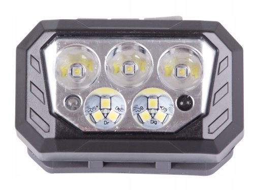 Verk 08336 Čelovka SQ-870, 3 x XHP30 + 6 x SMD