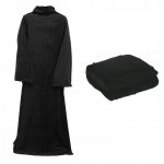 Verk Fleecová TV deka s rukávy Snuggie 180 x 140 cm černá