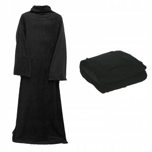 Verk Fleecová TV deka s rukávy Snuggie 180 x 140 cm černá