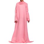 Verk Fleecová TV deka s rukávmi Snuggie 180 x 140 cm ružová