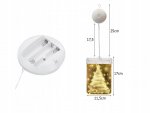 Verk 26000 Závesná vianočná 3D LED dekorácia svietiaci stromček