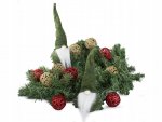 Verk 26009 Vánoční dekorace Skřítek 30 cm zelený