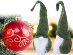 Verk 26009 Vánoční dekorace Skřítek 30 cm zelený