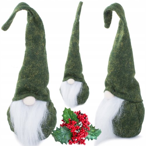 Verk 26009 Vánoční dekorace Skřítek 30 cm zelený