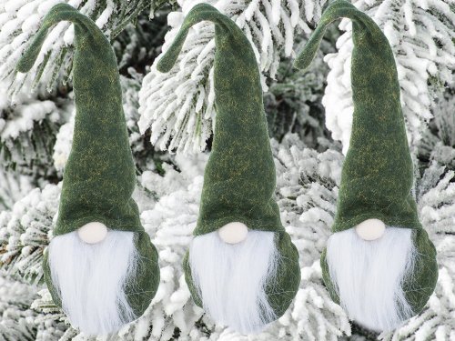Verk 26009 Vánoční dekorace Skřítek 30 cm zelený