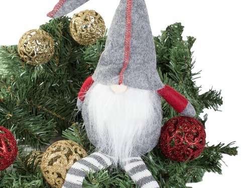 Verk 26010 Vianočné dekorácie Škriatok 50 cm šedý
