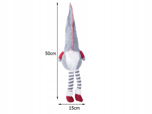 Verk 26010 Vianočné dekorácie Škriatok 50 cm šedý