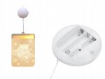 Verk 26015 Závesná vianočná 3D LED dekorácia svietiaci zvonček