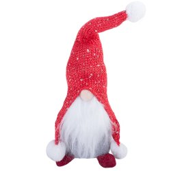 Verk 26023 Vianočné dekorácie Škriatok 30 cm červený