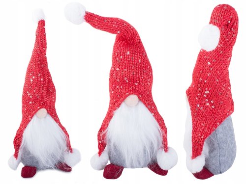 Verk 26023 Vianočné dekorácie Škriatok 30 cm červený