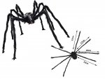 Verk 26034 Gigantický pavouk 50 cm, černá
